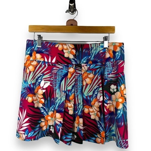 Tommy Bahama Golf/Tennis/Pickleball Skort, Tropical Floral Print, Size Large - Picture 4 of 14
